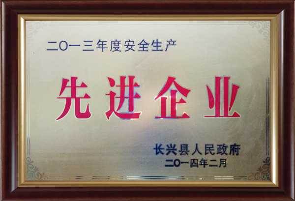 2013年度安全生產(chǎn)先進(jìn)企業(yè)